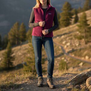 VTG Patagonia Retro-X Fleece Vest in Magenta M